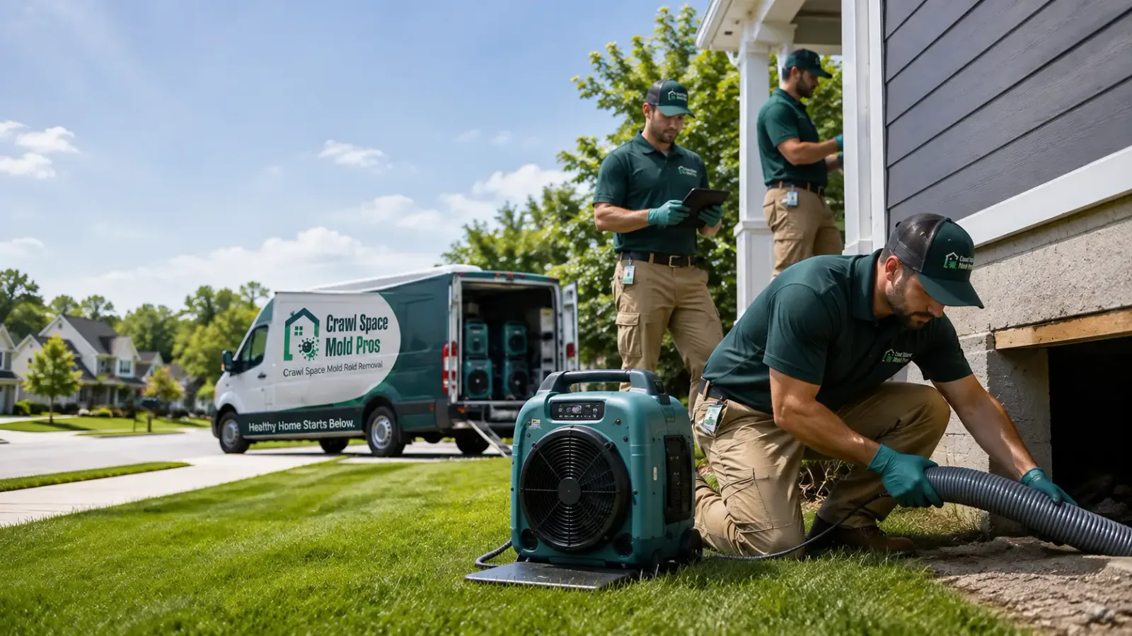 Crawl Space Mold Removal in Placerville, CA